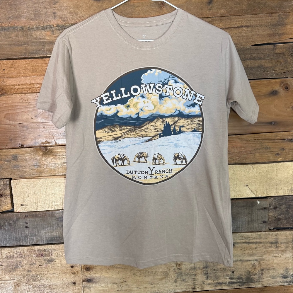 XSmall‎ Women’s Yellowstone Dutton Ranch Montana Shirt Tan